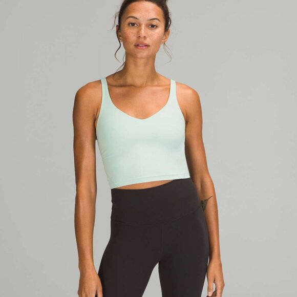 lululemon Align™ Cropped Tank Top - Creamy Mint - Picture 1 of 5